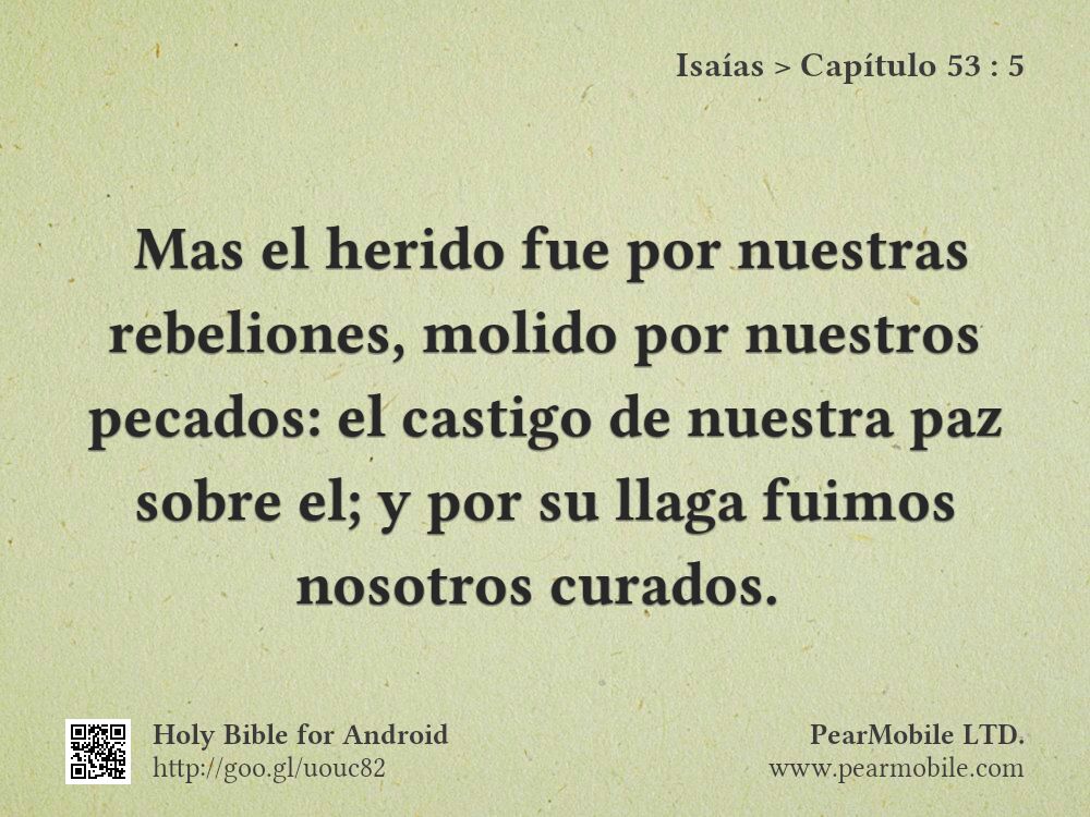 Isaías, Capítulo 53:5